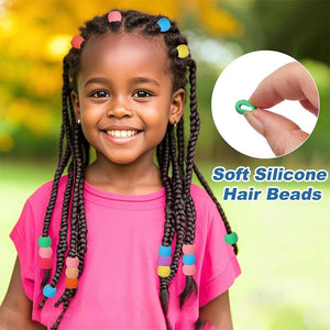Silicone Hair Beads(50 pcs)