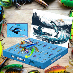 【Up To 60% Off】24 Days Christmas Countdown Fish Tackle Set
