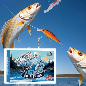 【Up To 60% Off】24 Days Christmas Countdown Fish Tackle Set