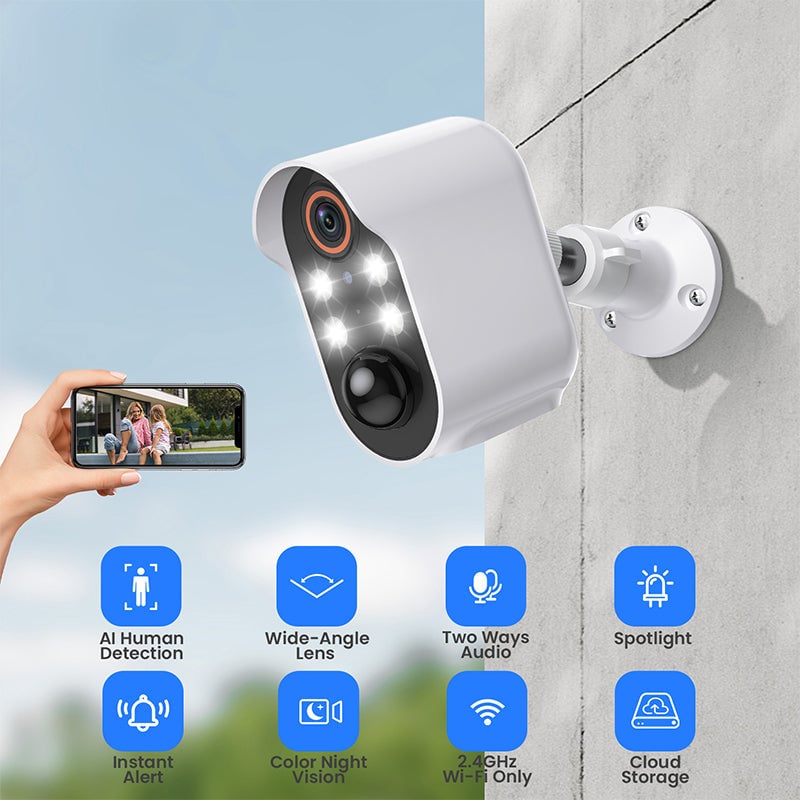 Sakerplus 1080P Wireless Security Camera