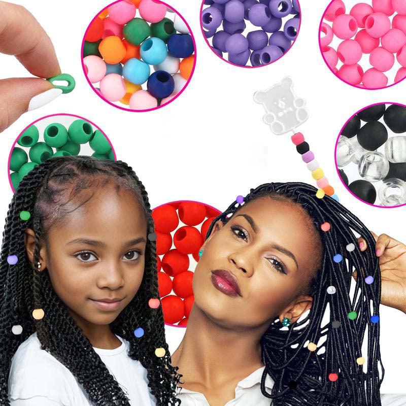 Silicone Hair Beads(50 pcs)