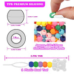 Silicone Hair Beads(50 pcs)