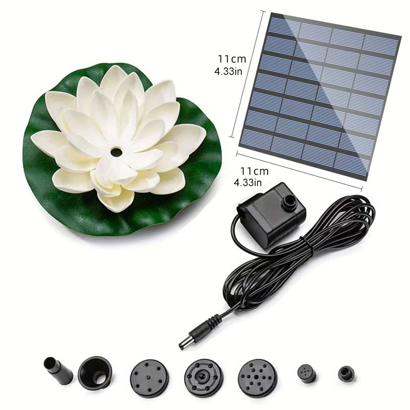 Solar Fountain Pond Decorative