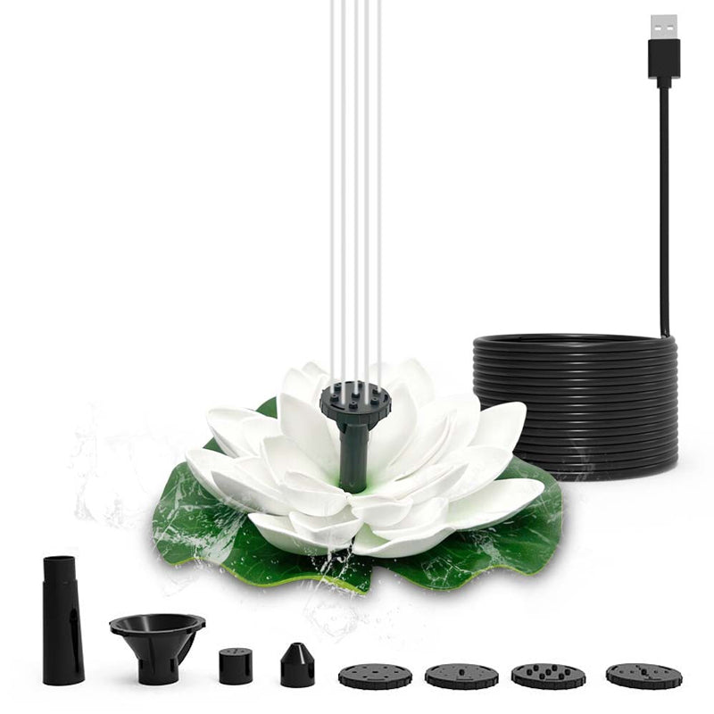Solar Fountain Pond Decorative