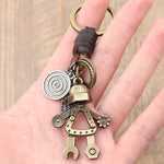 Wrench Robot Keychain