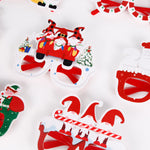 Glittering Christmas Glasses Frames