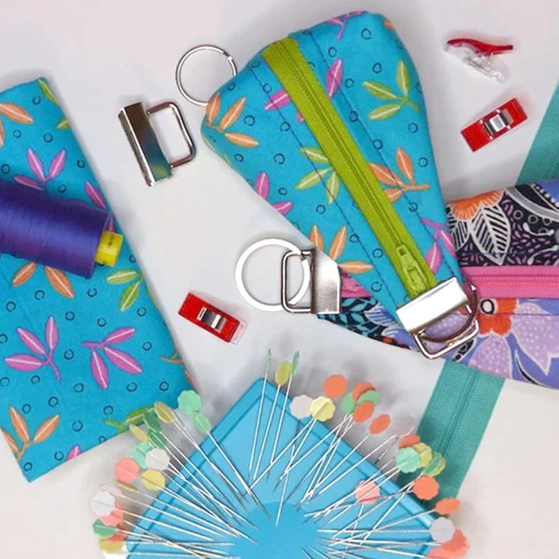 Cute Key Pouch Template Set