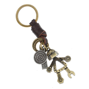 Wrench Robot Keychain