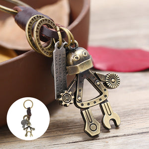 Wrench Robot Keychain
