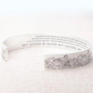 Stainless Steel Open Sea Wave Bracelet