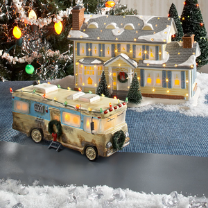 Christmas Vacation Lighted Building Decoration