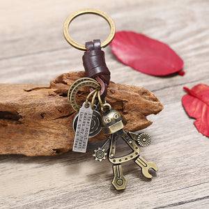 Wrench Robot Keychain