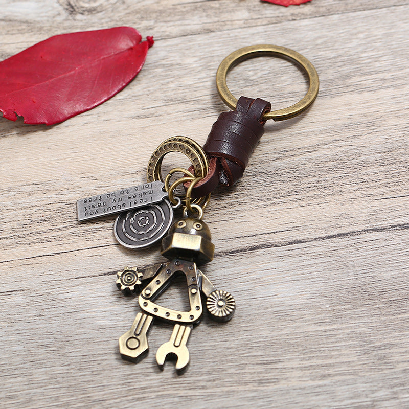 Wrench Robot Keychain