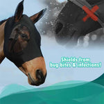 Equine Mask Anti-Fly Mesh