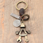 Wrench Robot Keychain