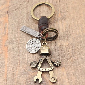Wrench Robot Keychain