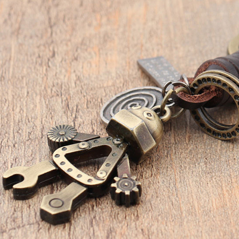 Wrench Robot Keychain