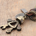 Wrench Robot Keychain