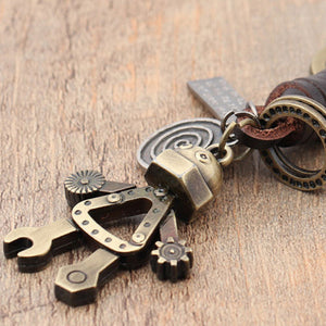 Wrench Robot Keychain