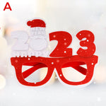Glittering Christmas Glasses Frames