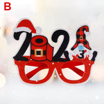 Glittering Christmas Glasses Frames