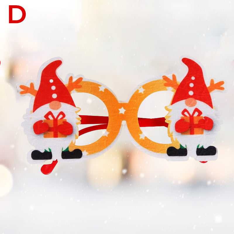 Glittering Christmas Glasses Frames