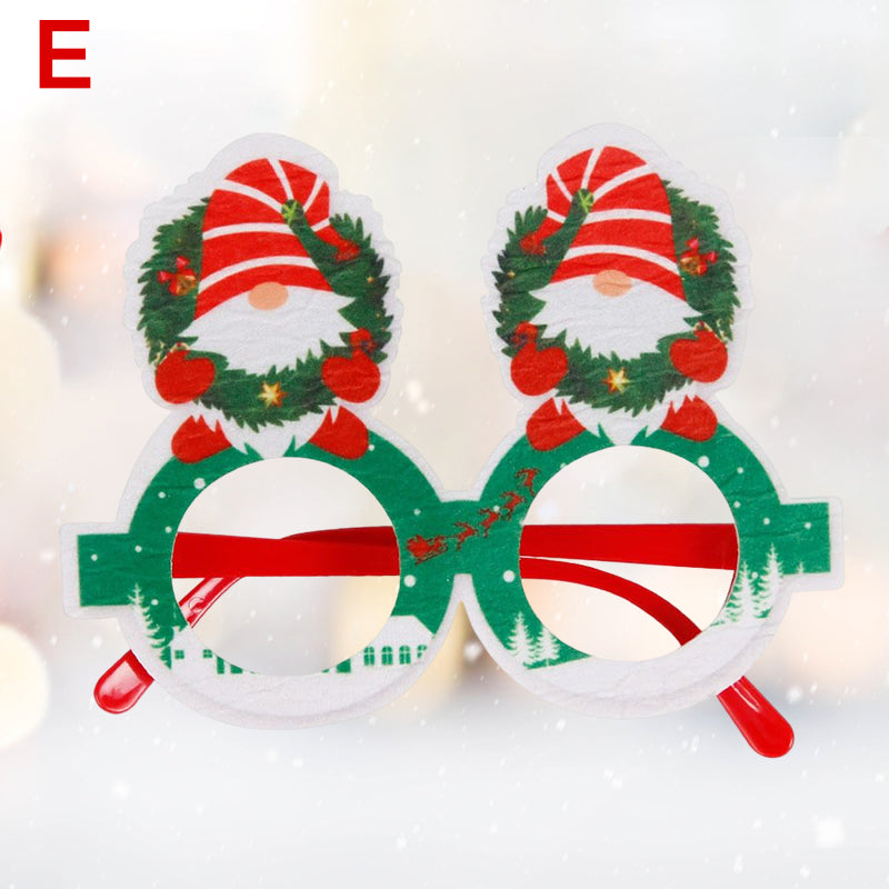 Glittering Christmas Glasses Frames