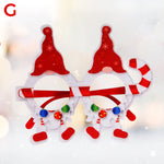 Glittering Christmas Glasses Frames