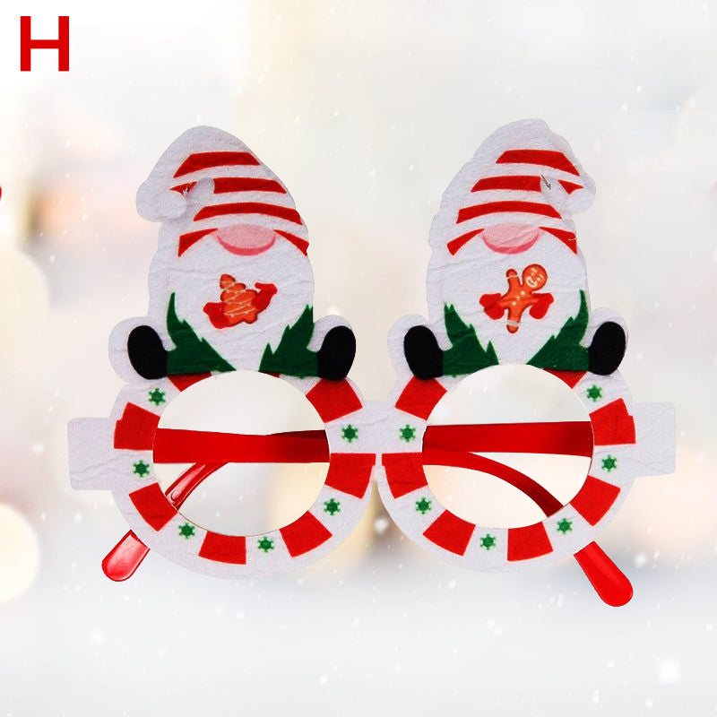 Glittering Christmas Glasses Frames