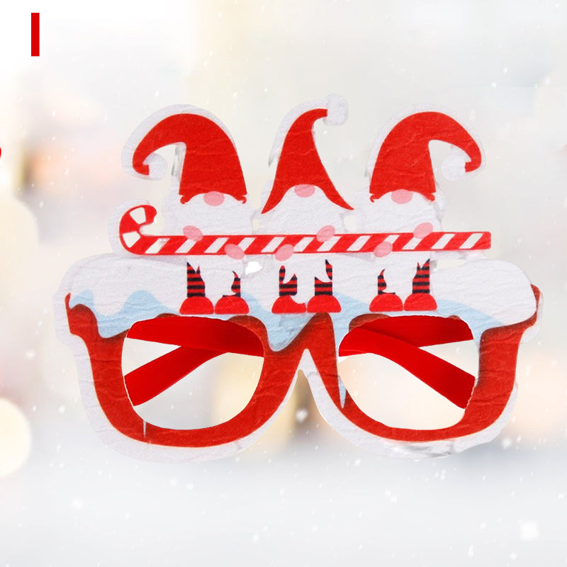 Glittering Christmas Glasses Frames