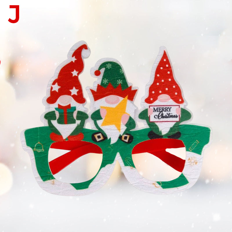 Glittering Christmas Glasses Frames