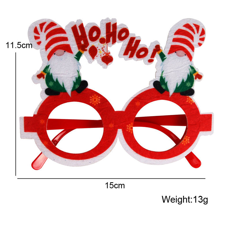 Glittering Christmas Glasses Frames