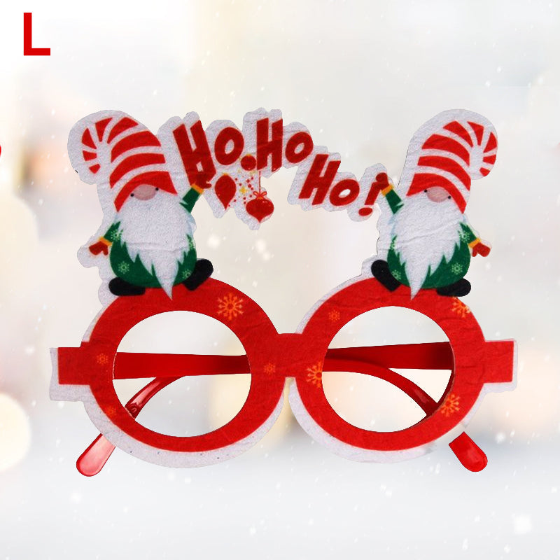 Glittering Christmas Glasses Frames