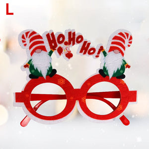 Glittering Christmas Glasses Frames